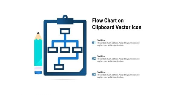 Flow Chart On Clipboard Vector Icon Ppt PowerPoint Presentation Gallery Smartart