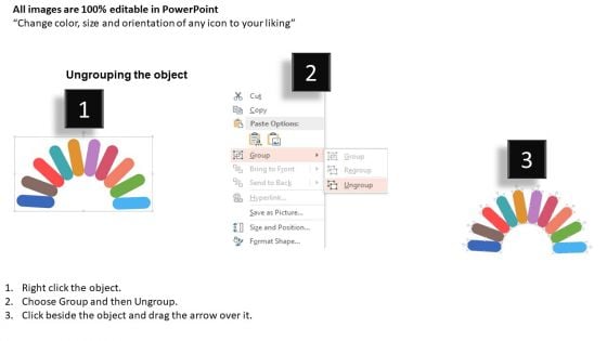 Flow Of Ten Business Steps With Icons Powerpoint Template