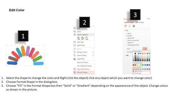 Flow Of Ten Business Steps With Icons Powerpoint Template