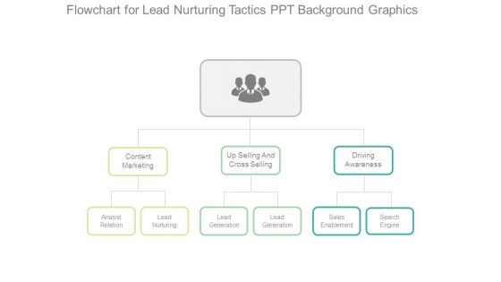 Flowchart For Lead Nurturing Tactics Ppt Background Graphics