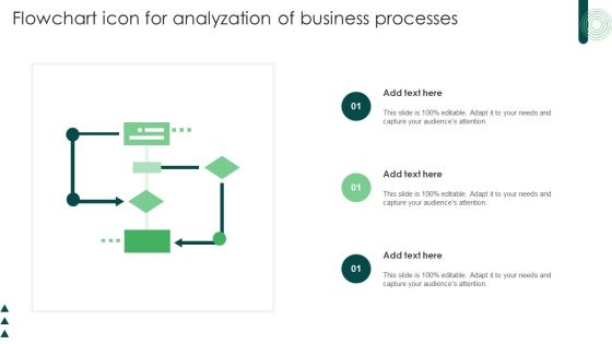 Flowchart Icon For Analyzation Of Business Processes Microsoft PDF