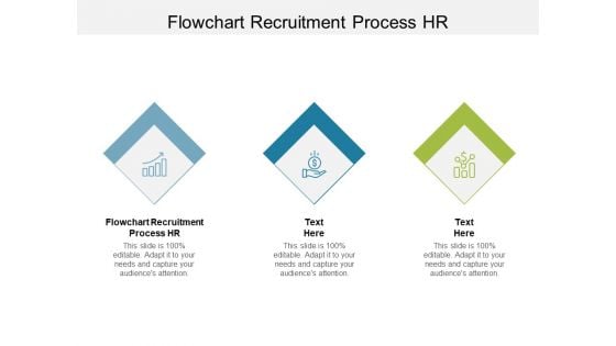 Flowchart Recruitment Process HR Ppt PowerPoint Presentation Graphics Cpb Pdf