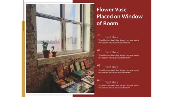 Flower Vase Placed On Window Of Room Ppt PowerPoint Presentation Styles Layout PDF