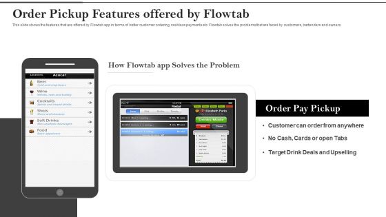 Flowtab Venture Capital Investment Order Pickup Features Offered By Flowtab Cards Background PDF Flowtab Venture Capital Investment Order Pickup Features Offered By Flowtab Cards Background PDF