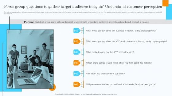 Focus Group Questions Gather Target Market Research Assessment Of Target Market Requirements Rules PDF