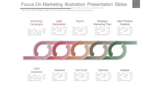 Focus On Marketing Illustration Presentation Slides