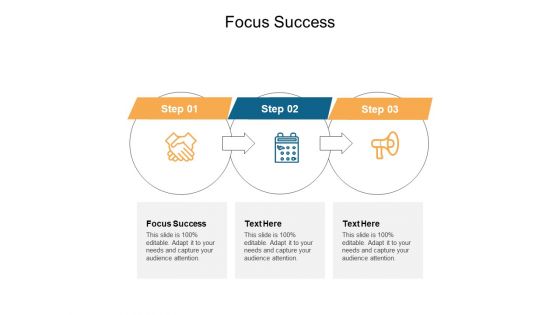 Focus Success Ppt PowerPoint Presentation Show Influencers Cpb