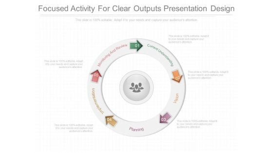 Focused Activity For Clear Outputs Presentation Design