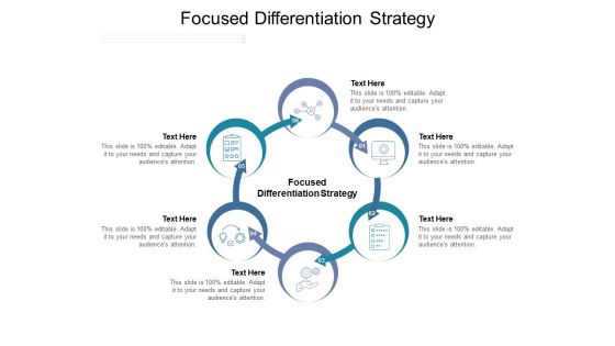 Focused Differentiation Strategy Ppt PowerPoint Presentation Icon Graphics Example Cpb Pdf