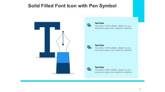 Font Icon Smartphone Icon Ppt PowerPoint Presentation Complete Deck