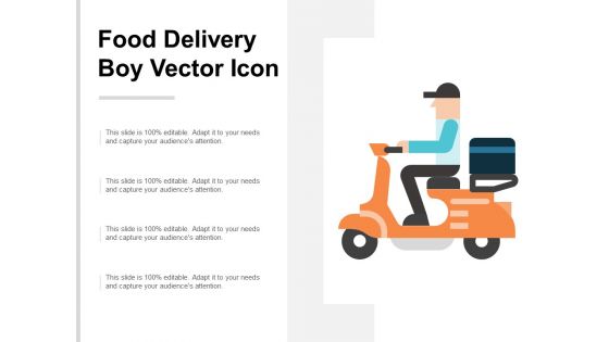 Food Delivery Boy Vector Icon Ppt PowerPoint Presentation Portfolio Images