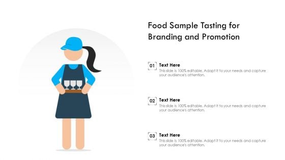 Food Sample Tasting For Branding And Promotion Ppt Ideas Maker PDF