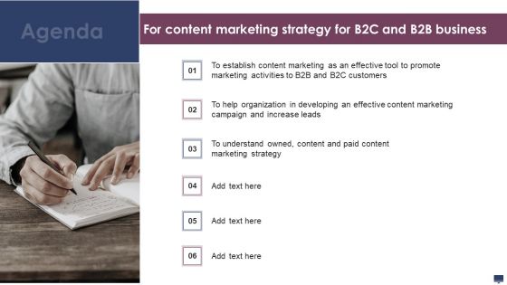 For Content Marketing Strategy For B2C And B2B Business Inspiration PDF