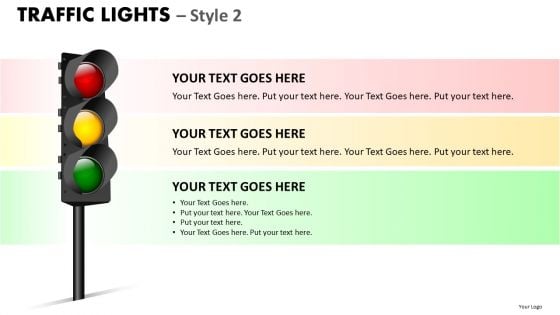 Forbidden Traffic Light PowerPoint Slides And Ppt Diagram Templates