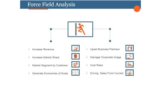 Force Field Analysis Template 2 Ppt PowerPoint Presentation Deck