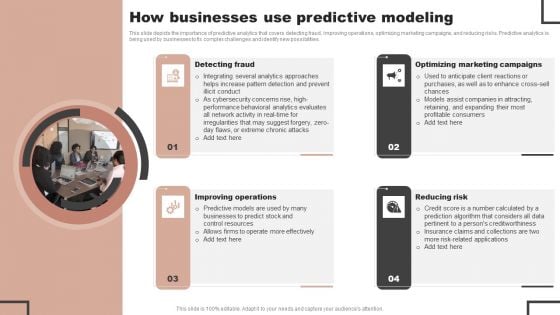 Forecast Analysis Technique IT How Businesses Use Predictive Modeling Information PDF