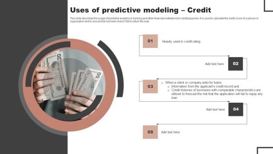 Forecast Analysis Technique IT Uses Of Predictive Modeling Credit Introduction PDF