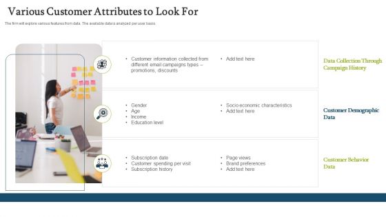 Forecasting And Managing Consumer Attrition For Business Advantage Various Customer Attributes To Look For Microsoft PDF Forecasting And Managing Consumer Attrition For Business Advantage Various Customer Attributes To Look For Microsoft PDF