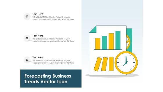 Forecasting Business Trends Vector Icon Ppt PowerPoint Presentation Summary Design Inspiration PDF