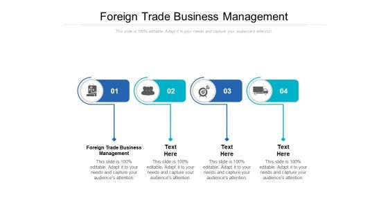 Foreign Trade Business Management Ppt PowerPoint Presentation Styles Mockup Cpb