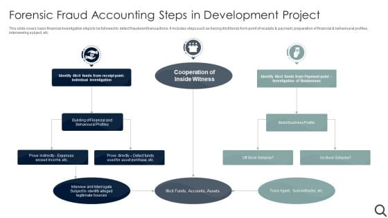 Forensic Fraud Accounting Steps In Development Project Professional PDF