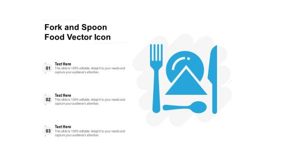 Fork And Spoon Food Vector Icon Ppt PowerPoint Presentation Gallery Ideas PDF