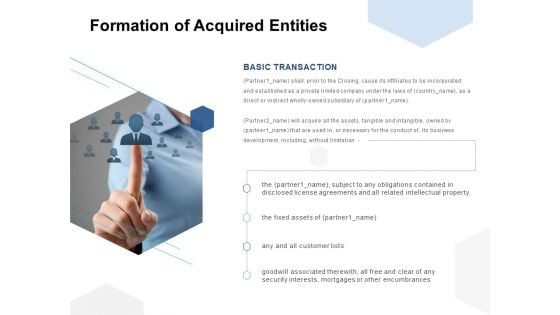 Formation Of Acquired Entities Ppt PowerPoint Presentation Icon Ideas