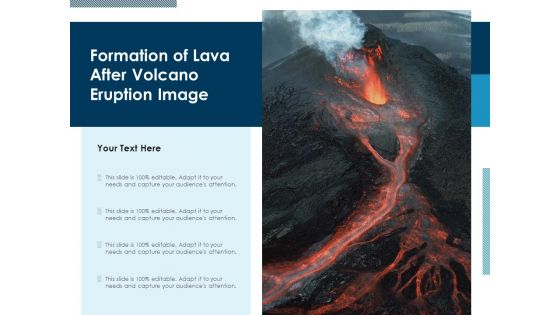 Formation Of Lava After Volcano Eruption Image Ppt PowerPoint Presentation Styles Icons PDF