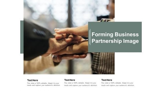 Forming Business Partnership Image Ppt PowerPoint Presentation Portfolio Design Ideas