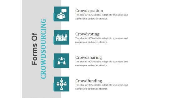 Forms Of Crowdsourcing Ppt PowerPoint Presentation Slides Format