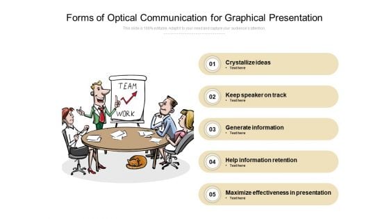 Forms Of Optical Communication For Graphical Presentation Ppt PowerPoint Presentation Gallery Design Inspiration PDF