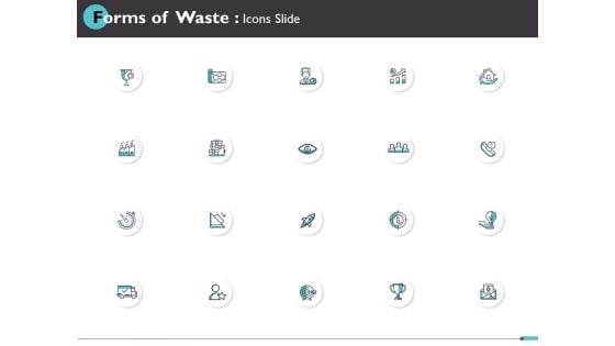 Forms Of Waste Icons Slide Winner Ppt PowerPoint Presentation Gallery Layouts