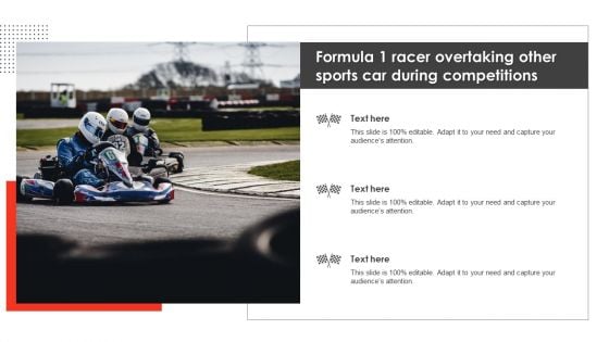 Formula 1 Racer Overtaking Other Sports Car During Competitions Portrait PDF