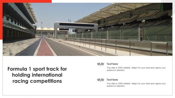 Formula 1 Sport Track For Holding International Racing Competitions Inspiration PDF