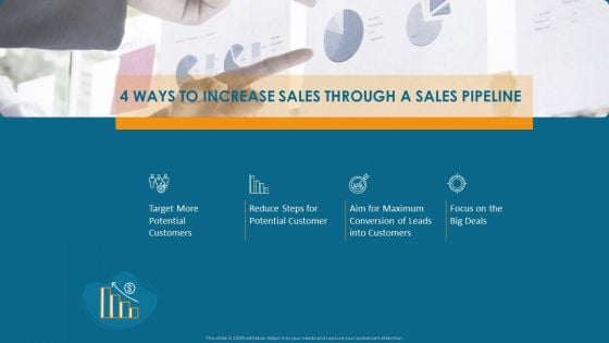 Formulating And Implementing Organization Sales Action Plan 4 Ways To Increase Sales Through A Sales Pipeline Mockup PDF