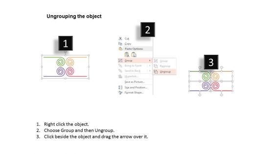 Four Arrows For Different Process Representation Powerpoint Template