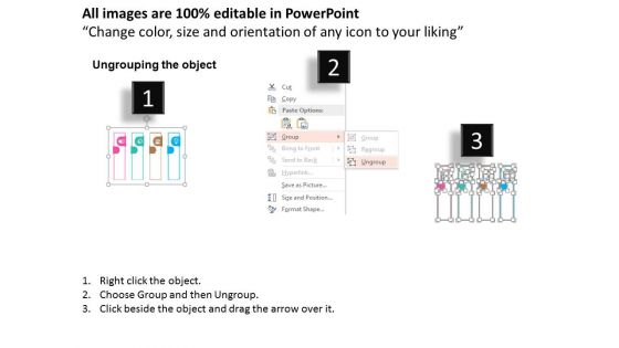 Four Banners With Idea Generation Bar Graph Gears Icons Powerpoint Templates