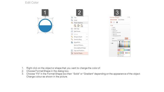 Four Circles With Icons Timeline Design Powerpoint Slides