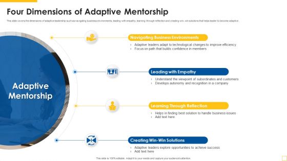 Four Dimensions Of Adaptive Mentorship Topics PDF