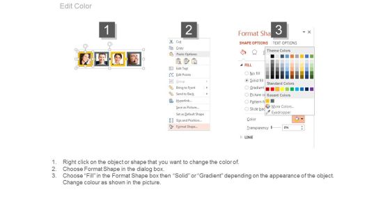 Four Employees Profiles For Introduction Powerpoint Slides Slide04