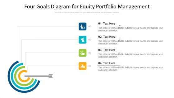 Four Goals Diagram For Equity Portfolio Management Ppt PowerPoint Presentation Styles Graphic Tips PDF