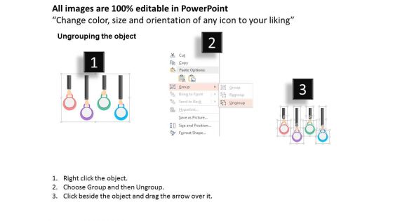 Four Hands Holding Circles With Icons Powerpoint Template