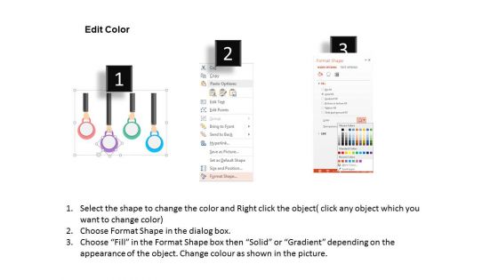 Four Hands Holding Circles With Icons Powerpoint Template