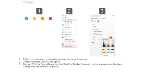 Four Icons For Marketing Campaign Template Powerpoint Template