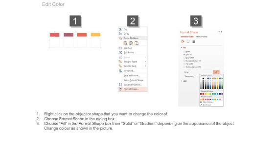 Four Linear Steps And Icons Powerpoint Slides