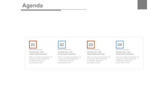 Four Linear Steps Business Agenda Diagram Powerpoint Slides Four Linear Steps Business Agenda Diagram Powerpoint Slides