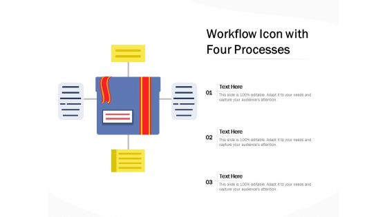 Four Options Process Chart Vector Icon Ppt PowerPoint Presentation Professional Background Designs PDF