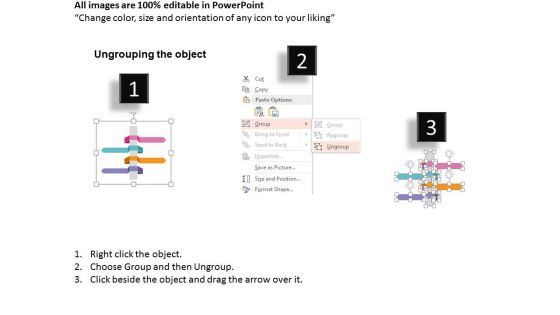 Four Options Tags With Icons Powerpoint Template