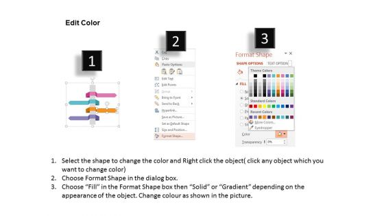 Four Options Tags With Icons Powerpoint Template