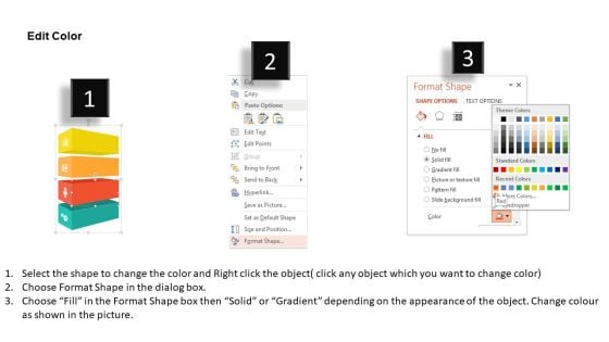 Four Options With Gears Mike And Graph Icons Powerpoint Templates